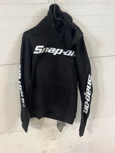 Snap On Licensed Adult Black Pullover Hooded Sweatshirt Hoodie - Picture 5 of 10