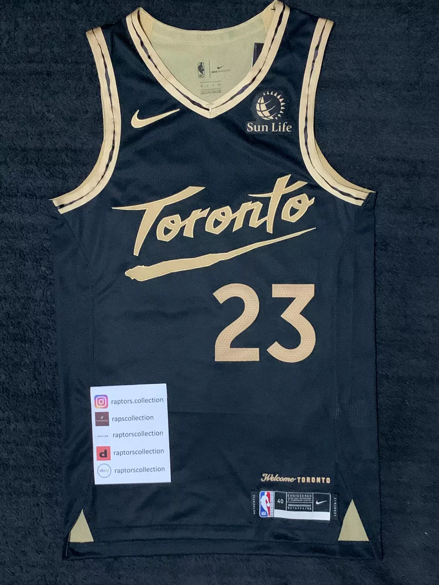 Nike City Edition Toronto Raptors Authentic Fred Vanvleet