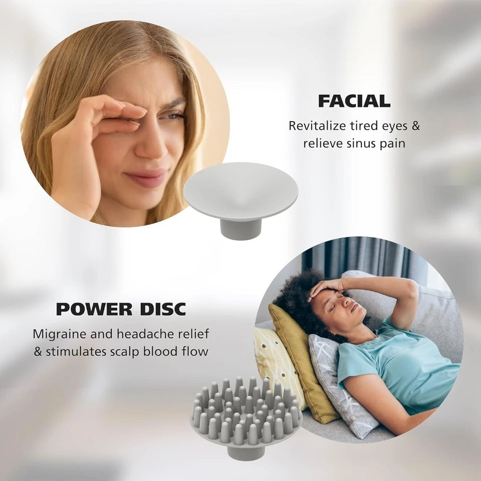 Masajeador Eléctrico Cuerpo Muscular Alivio del Dolor Percusión Portátil Cuello Espalda Terapia Foto 4 de 4