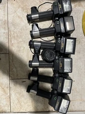 sunpak flash Auto 544 Lot Of 7 All Working