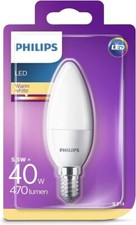 Philips 4 PEZZI LAMPADINA LED 5.5W (40W) E14 LUCE CALDA
