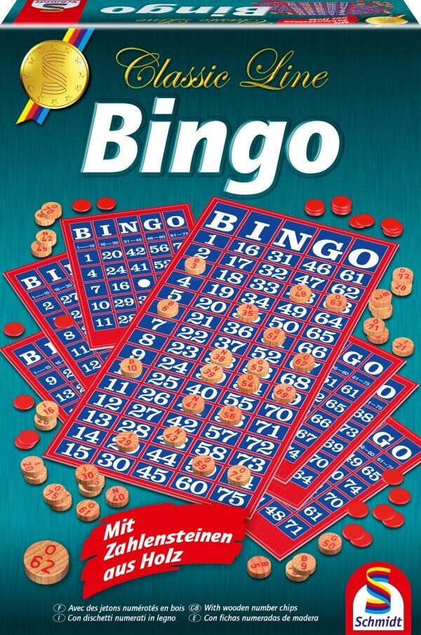 Thumbnail - Schmidt Spiele 49089 Classic Line Bingo, 2 Bis 99 Spieler, Ab 8 Jahre