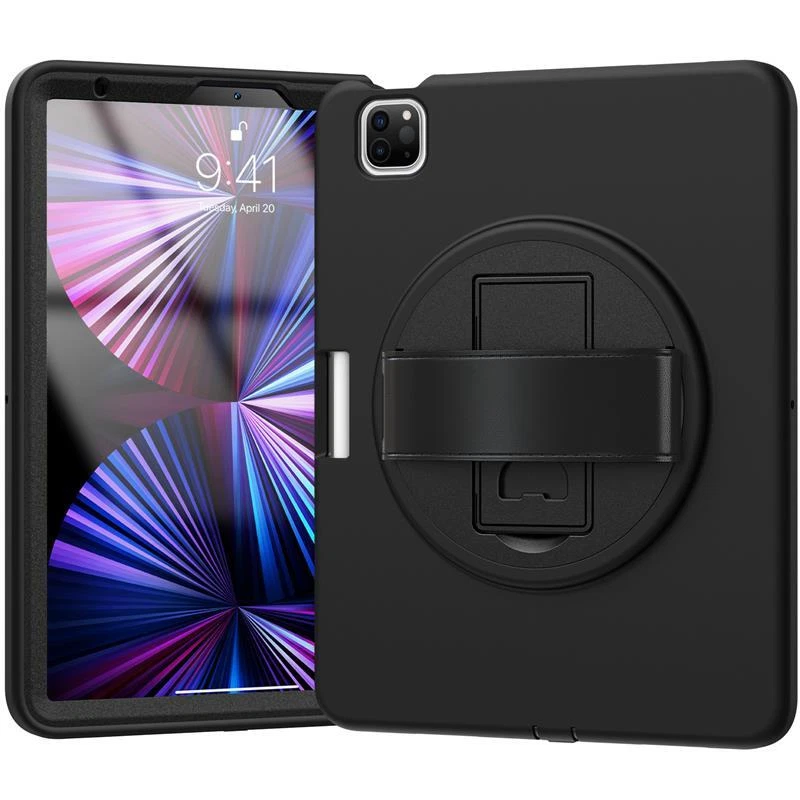 Hand Strap Case For iPad Case 10.2 iPad 10.9 Pro 11 Air 9.7 Heavy Duty Kid Cover - Image 2 of 4