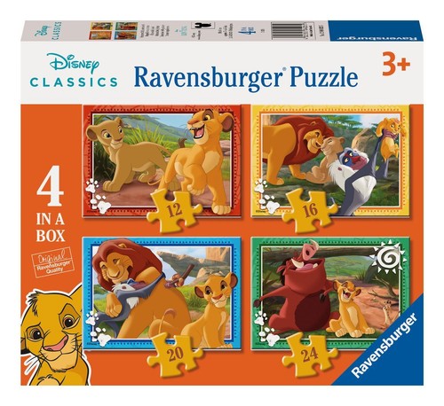 Ravensburger 4 Puzzles in a Box The Lion King - Picture 1 of 5