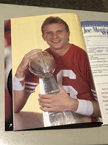 BECKETT TRIBUTE PRICE GUIDE 1993 ISSUE #2 JOE MONTANA - Picture 2 of 4