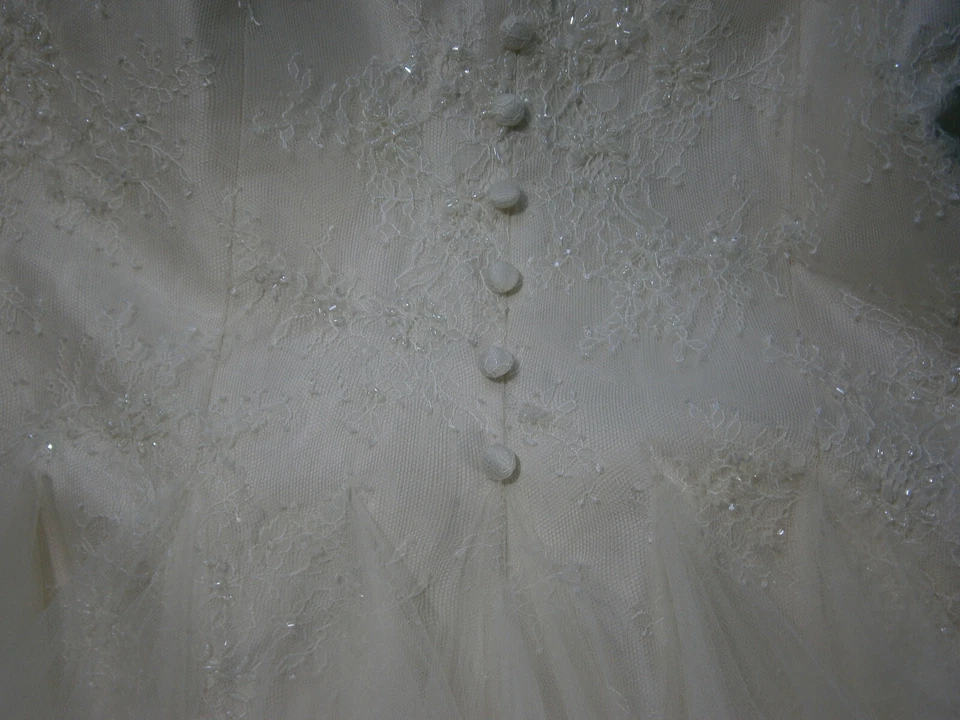 Vestido de novia Romona Keveza RK577 Marfil 10 Sirena Sexy Encaje $3,349 Nuevo con etiquetas Foto 4 de 4