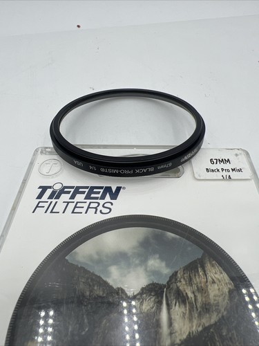Tiffen 67BPM14 67mm Black -Mist 1/4 Filter N1 - Picture 2 of 3