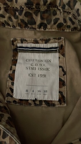 CHAQUETA VAQUERA CLÁSICA DE ALGODÓN CON ESTAMPADO DE LEOPARDO Talla 4 - Imagen 15 de 15