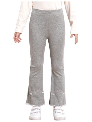Girls Streetwear Casual Pants Wedding Jeans Home Outdoor Running Bell Bottoms - Picture 32 of 71