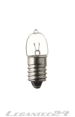 Glühlampe 2,5V 500mA E10 Krypton 11,5x30mm Glühbirne Lampe Birne 2,5Volt neu