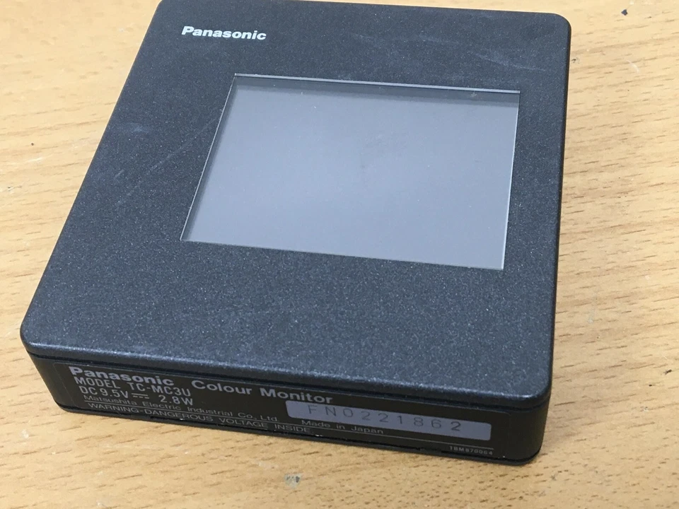 Videocámara monitor de video Panasonic TC-MC3U unidad de grabación vintage Foto 3 de 4
