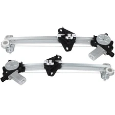Fits 2009-2014 Honda Rear Right Left Pair  Window Regulator Power with Motor