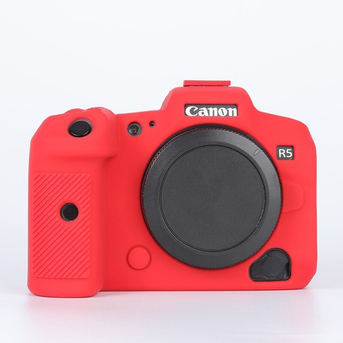 Soft Silicone Camera Case for Canon EOS R5 R6 Protective Body Cover Anti-Scrat - Picture 5 of 16