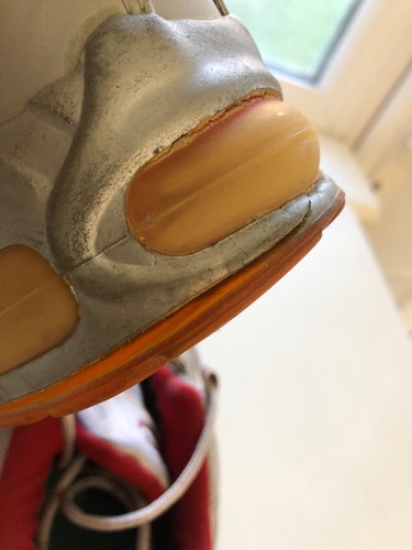 Nike Air Max 95 Metallic Silver/Red Trainers Size Uk 9 - FREE POSTAGE! VERY RARE - Picture 10 of 11