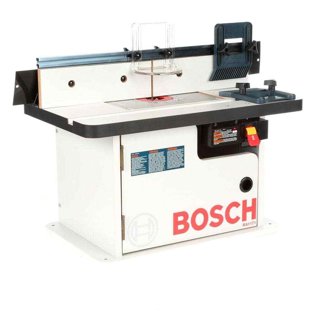 25-1/2 in. x 15-7/8 in. Benchtop Laminated MDF Top Cabinet Style Router Table 2