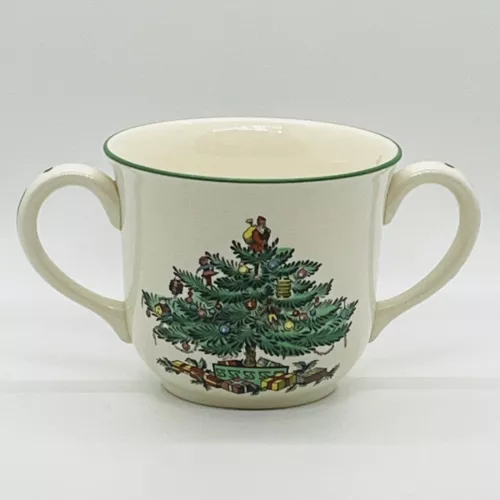 Spode Christmas Tree Child’s Two Handled Mug Cup