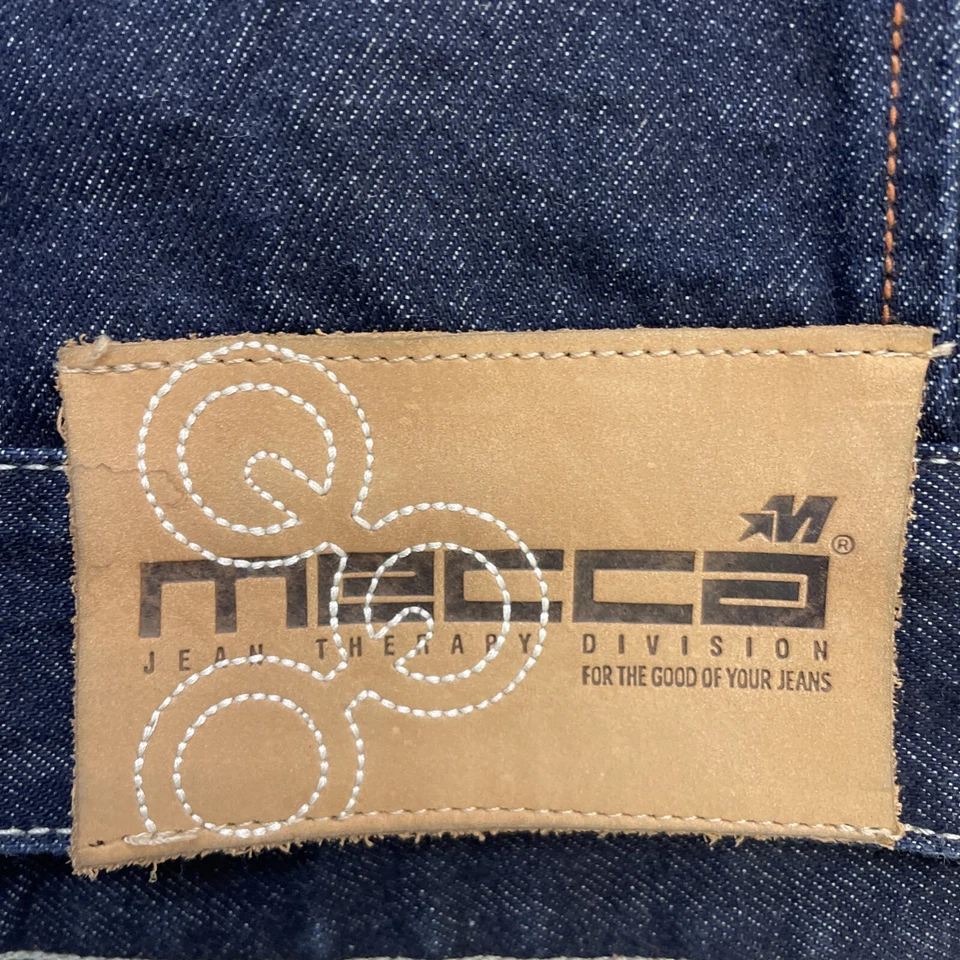 Jaqueta jeans vintage Mecca tamanho 4XL Y2K hip hop - Imagem 4 de 4