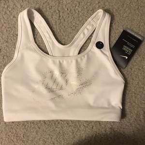 nike gold sports bra