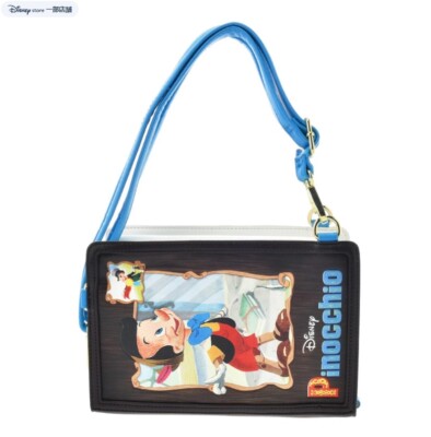 loungefly Disneyピノキオストーリーブック2wayショルダーバッグ Loungefly] Pinocchio Shoulder Bag 2WAY Classic Book Disney