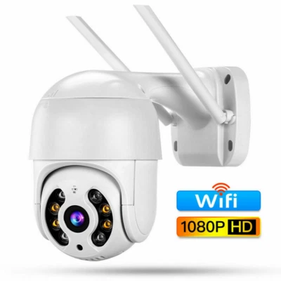 TELECAMERA IP CAM PTZ WIFI CAMERA DOME WIRELESS ESTERNO SPEED ZOOM 4MM 360 GRADI