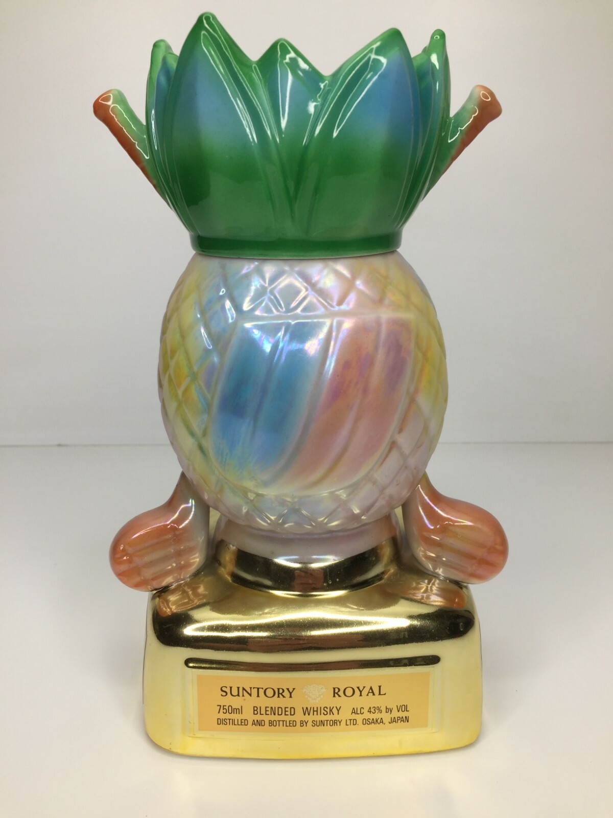 De colección Hawaiian Open 1995 Suntory jarra de whisky United Airlines piña vacía