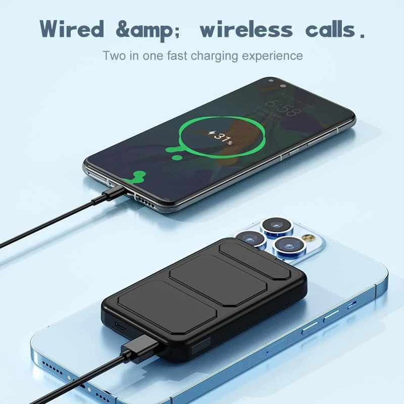 10000mAh Portable Power Bank with 15W Fast Charging, 1-USB Output, Multicolor Plastic Design for Mobile Phones and Devices