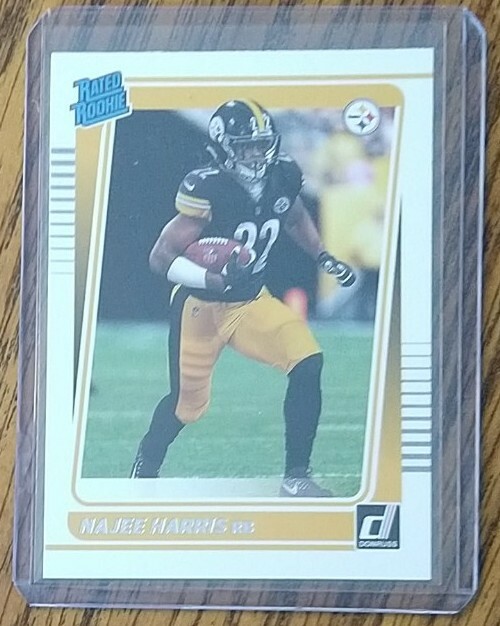 2021 Panini Donruss Najee Harris Rated Rookie Card #259! Pittsburgh Steelers!
