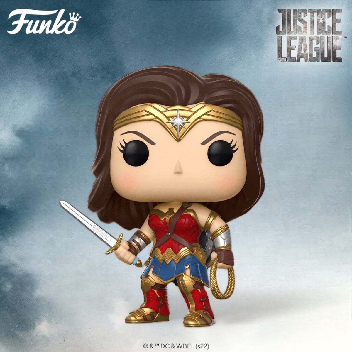 Funko POP! DC Heroes Justice League Wonder Woman Figure #206! | eBay