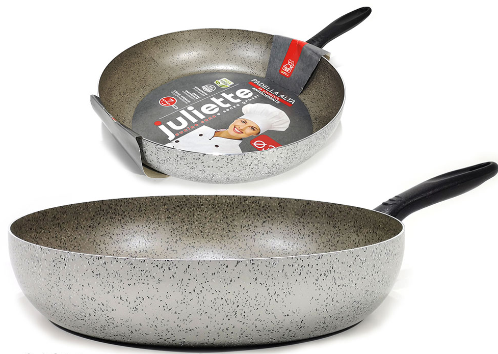 Saltapasta In Alluminio 28 Cm Antiaderente Con Manico Ergonomico - Lavabile In Lavastoviglie Per Cucina