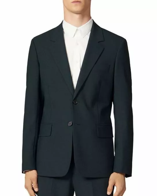 Sandro top green suit