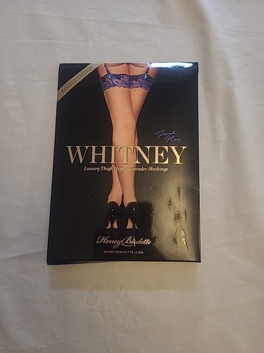 Honey Birdette Whitney French Navy Stockings Size Small RRP £30.00 Brand New - Picture 21 of 24