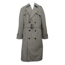 Defense Logistics Agency TrenchCoat W/ Zip in Liner Men All Weather 40s USAF