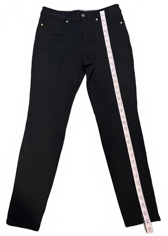 Tommy Hilfiger Stylish Black Slim Fit Pants Women's Size 2 Good Condition - Image 3 of 4