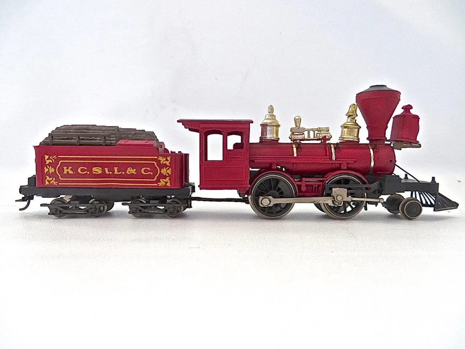 HO Pocher Rivarossi K.C.St.L & C Old Time 2-4-0 Bowker Loco Tender Low Shipping - Image 3 of 4