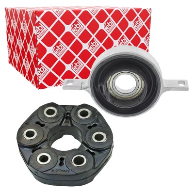 FEBI Hardyscheibe + Mittellager Satz für BMW X3 F25 X5 E70 F15 X6 E71 F16