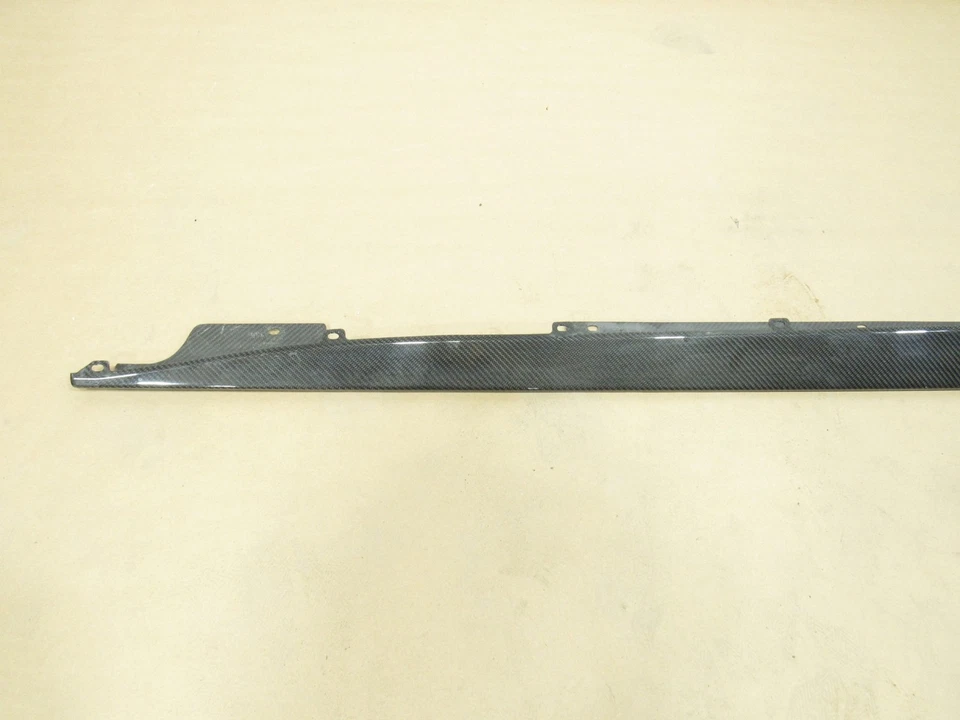 14-18 Aston Martin Vanquish 2014 Left Lower Plate Sill Blade Carbon Cover @3 - Image 4 of 4
