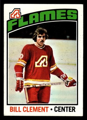 1976-77 Topps Bill Clement #82 - Atlanta Flames - VG
