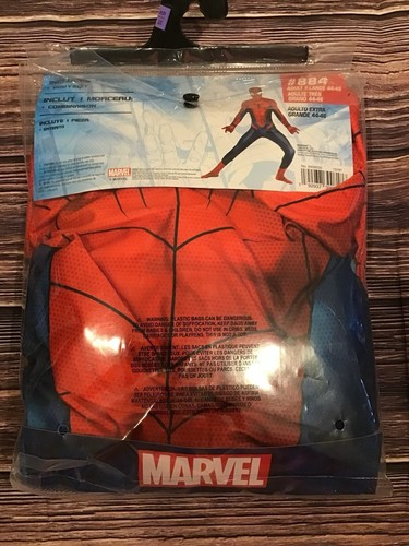 Marvel Spiderman Tuta da Festa Adulto XL (44-46) - Nuova - Foto 2 di 2