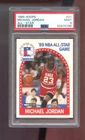 1989-90 Hoops #21 Michael Jordan PSA 9 Graded Basketball Card All-Star NBA 89