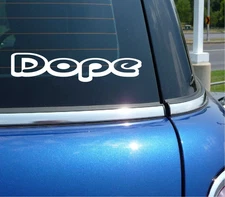 DOPE COOL RACE RACING GRAPHIC DECAL STICKER ART CAR WALL