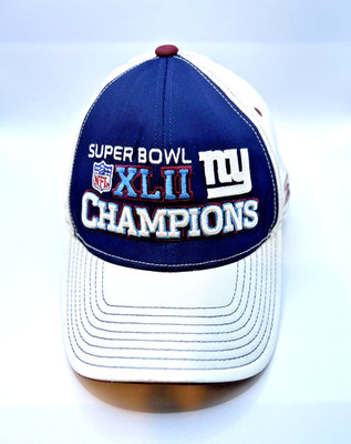New York Giants NY Super Bowl XLII Champions Reebok NFL Hat Cap | eBay