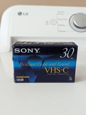 Sony VHS-C Tape 30 Minute Brand New Sealed Premium Cassette Tape