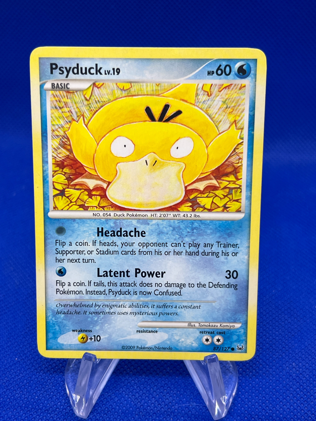 2009 Pokemon Platinum Psyduck 87/127 Regular Common LP