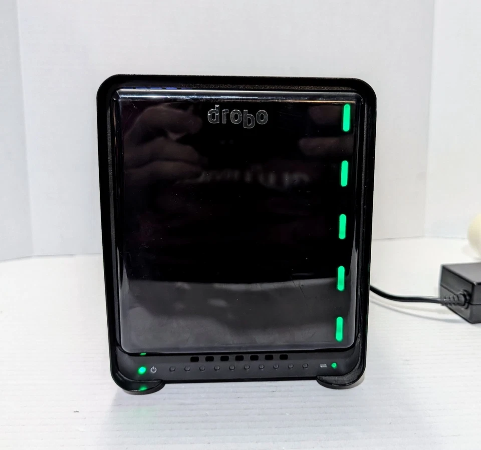 Drobo 5N DRDS4-A NAS Network Attached 5 Bay Storage w/ power supply (no drives) - Image 2 of 4