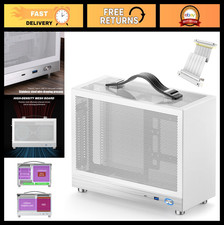 Mini-ITX Gaming Case with USB 3.0 Type-C, SFX PSU, Cable Management, Portable PC