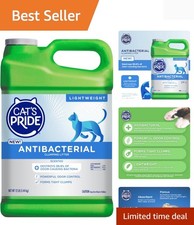 NEW Antibacterial Cat Litter: Destroys 99.9 of Odor-Causing Bacteria - Power...