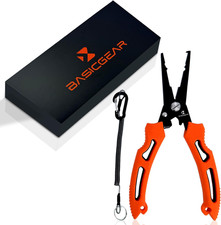 Multi-Functional Fishing Pliers - 7" 420 Stainless Steel Head with Teflon Coatin