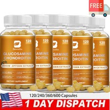 Glucosamine Chondroitin MSM 120-600 CAPSULES - Bones Joint Support Pills