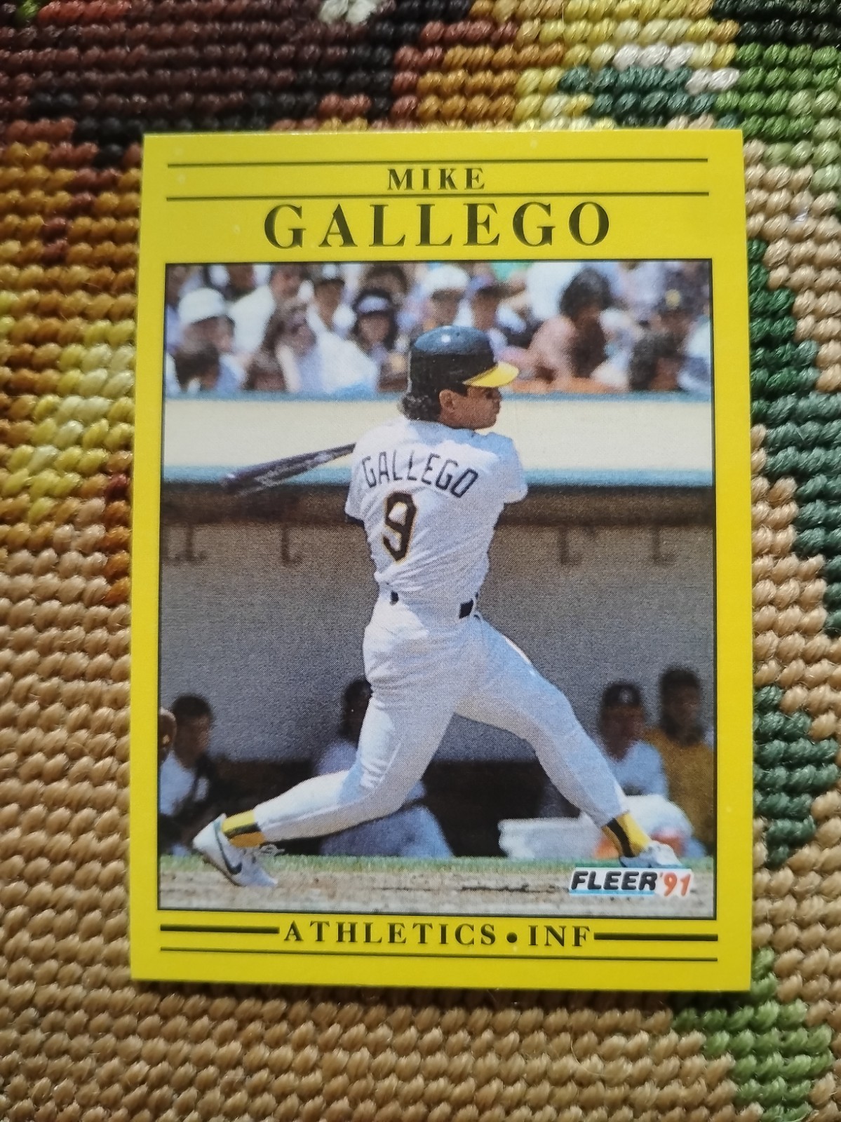 Mike Gallego - 1991 Fleer Baseball