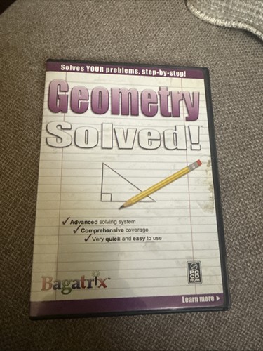Geometry Solved Bagatrix PC CD-ROM B669